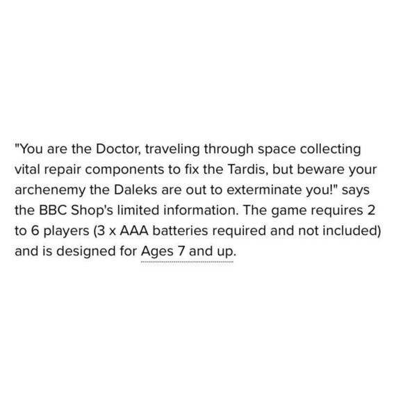 Dr Who New Vintage Stock Sealed Interactive Game 2004 Ages 7 And Up - Picture 3 of 3